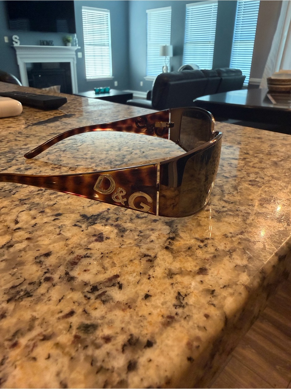 Dolce & Gabanna Women's Brown Sunglasses - Picture 5 of 5